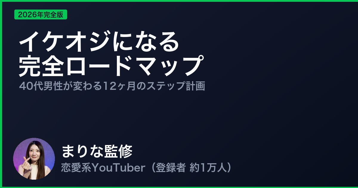イケオジになる完全ロードマップ
